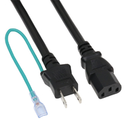 アイネックス 15A対応AC電源ケーブル 1．8m ブラック ACP-HC18B