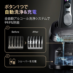 ブラウン シリーズ9 Pro+ マットブラック 9670CC-イメージ11