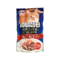 ペットアイ いつものごちそう お魚ミックス かつお・まぐろカニカマ FCC8366-4522620106475