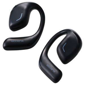 エレコム オープンイヤー型ワイヤレスヘッドホン スモーキーブラック LBT-OWS01BK-イメージ1
