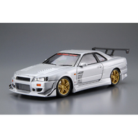 アオシマ 1/24 C-WEST BNR34 スカイラインGT-R '02(ニッサン) ザ・チューンドカー No.50 ﾁﾕ-ﾝﾄﾞｶ-50BNR34ｽｶｲﾗｲﾝGTRR