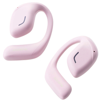 エレコム オープンイヤー型ワイヤレスヘッドホン ダスティピンク LBT-OWS01PN