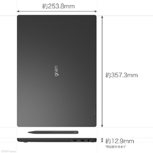 LG Electronics Japan ノートパソコン LG gram Pro 2in1 16 オブシディアンブラック 16T90TP-GA78J-イメージ13