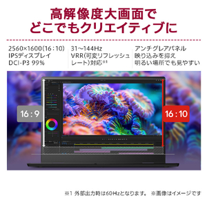 LG Electronics Japan ノートパソコン LG gram Pro 2in1 16 オブシディアンブラック 16T90TP-GA78J-イメージ5