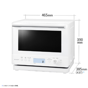 SHARP 過熱水蒸気オーブンレンジ ホワイト RE-WF276-W-イメージ3