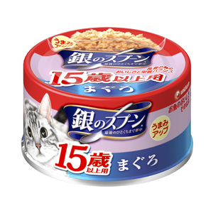 ユニ・チャーム 銀のスプーン 缶 15歳 まぐろ 70g F177485-イメージ1