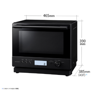 SHARP 過熱水蒸気オーブンレンジ ブラック RE-WF276-B-イメージ3