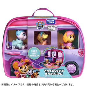 タカラトミー パウ・パトロール スカイとくるまでおでかけバッグ スカイ ﾊﾟｳﾊﾟﾄｽｶｲﾄｸﾙﾏﾃﾞｵﾃﾞｶｹﾊﾞﾂｸﾞ-イメージ7